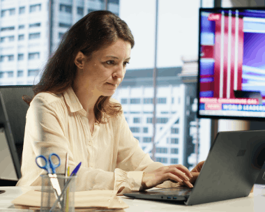 Customer using Media Translation Service where translators localize TV, film and digital media while preserving storytelling.