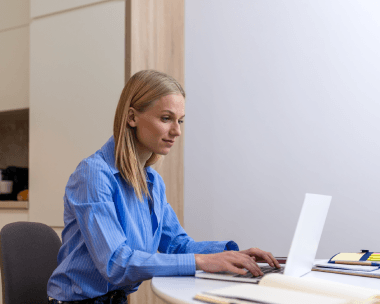 Translator checks healthcare, legal, and finance files using Translation Services in Queens for all industries projects.