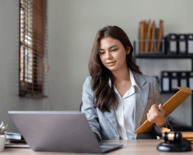 Lawyer using Financial Translation services to meet court, audit and regulatory compliance standards.