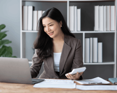 A linguist reviews a localized website using Translation Services in Brooklyn for global business expansion across regions.