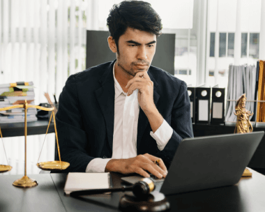 Lawyer using legal Birth Certificate translation in New York, ensuring it meets USCIS and other legal requirements.